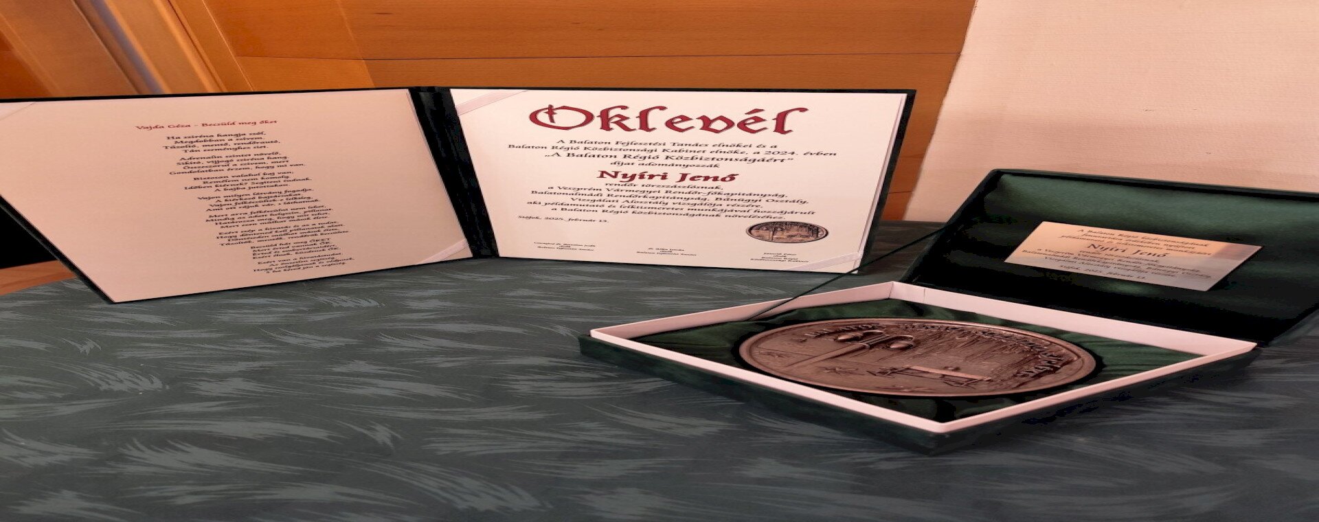 Közbiztonsági Díjátadó 2025.