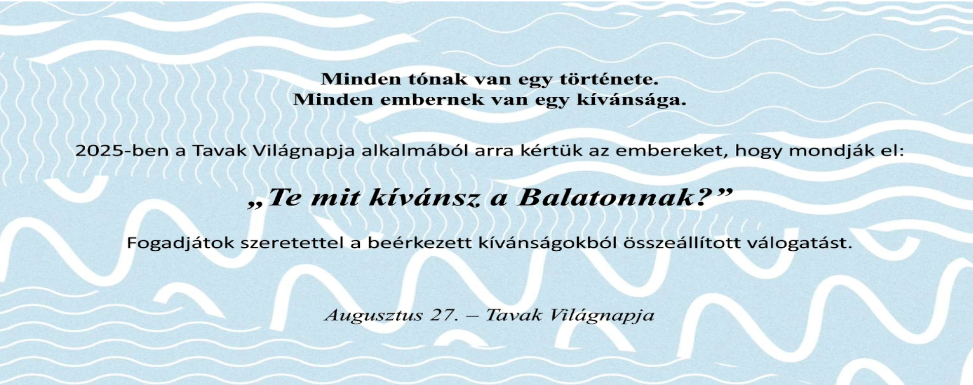 Tavak Világnapja